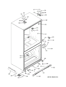 06 - Case Parts parts for Ge Refrigerator PFCE1NJYCDBB from AppliancePartsPros.com