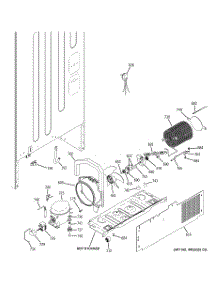 07 - Machine Compartment parts for Ge Refrigerator GBSC3HBXCRWW from AppliancePartsPros.com