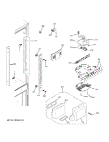 04 - Fresh Food Section parts for Ge Refrigerator GFSF2HCYCBB from AppliancePartsPros.com