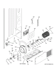 07 - Machine Compartment parts for Ge Refrigerator GFSF2HCYCBB from AppliancePartsPros.com