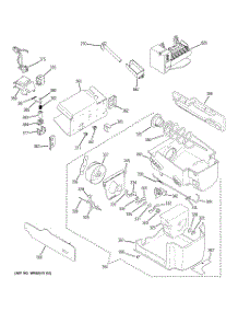 06 - Ice Maker & Dispenser parts for Ge Refrigerator PSSF3RGXDCC from AppliancePartsPros.com