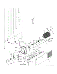 07 - Machine Compartment parts for Ge Refrigerator GBSC0HBXCRBB from AppliancePartsPros.com