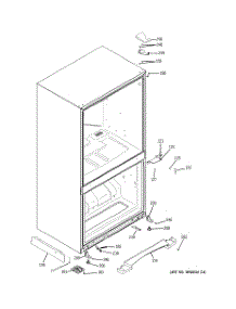 06 - Case Parts parts for Ge Refrigerator GDSL3KCYCRLS from AppliancePartsPros.com