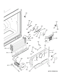 02 - Freezer Section parts for Ge Refrigerator PFSF2MJYCBB from AppliancePartsPros.com