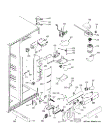 08 - Fresh Food Section parts for Ge Refrigerator PCK23VHXAFWW from AppliancePartsPros.com
