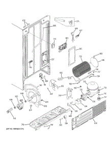 08 - Sealed System & Mother Board parts for Ge Refrigerator GSS25GFXAWW from AppliancePartsPros.com