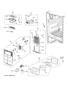 06 - Fresh Food Section parts for Ge Refrigerator GFSF6KKYABB from AppliancePartsPros.com