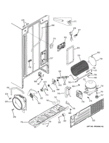08 - Sealed System & Mother Board parts for Ge Refrigerator GSH22JFXLWW from AppliancePartsPros.com