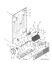 02 - Sealed System & Mother Board parts for Ge Refrigerator PSK27THXACCC from AppliancePartsPros.com