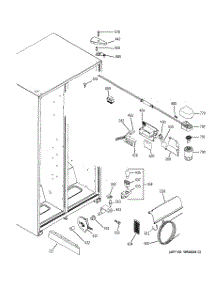 06 - Fresh Food Section parts for Ge Refrigerator GSH25JFXLWW from AppliancePartsPros.com