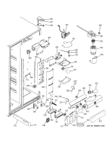 08 - Fresh Food Section parts for Ge Refrigerator PSK27THXACCC from AppliancePartsPros.com