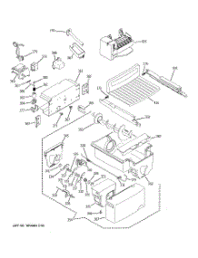 07 - Ice Maker & Dispenser parts for Ge Refrigerator PCK23VHXAFCC from AppliancePartsPros.com