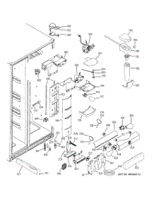 08 - Fresh Food Section parts for Ge Refrigerator PSK29VHXACWW from AppliancePartsPros.com