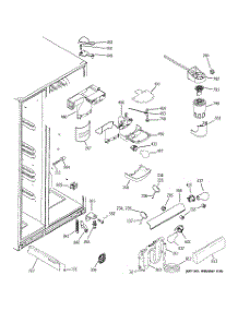 07 - Fresh Food Section parts for Ge Refrigerator GSF25TGTEWW from AppliancePartsPros.com