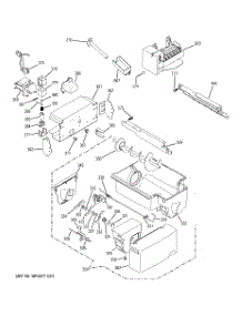 06 - Ice Maker & Dispenser parts for Ge Refrigerator GSC23KGTEWW from AppliancePartsPros.com