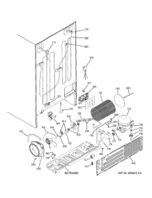 09 - Sealed System & Mother Board parts for Ge Refrigerator LSS25XGTEBB from AppliancePartsPros.com