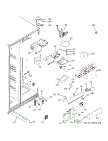 07 - Fresh Food Section parts for Ge Refrigerator GCU21YETBFSS from AppliancePartsPros.com