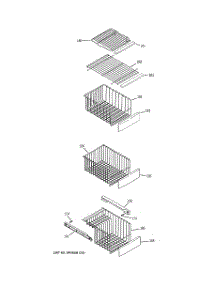 06 - Freezer Shelves parts for Ge Refrigerator GSS25LSTESS from AppliancePartsPros.com