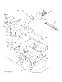 06 - Ice Maker & Dispenser parts for Ge Refrigerator GSS25KGTEWW from AppliancePartsPros.com