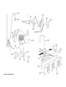 05 - Unit Parts parts for Ge Refrigerator GTS18TBSBCC from AppliancePartsPros.com
