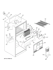 02 - Freezer Section parts for Ge Refrigerator GTS18TCSBCC from AppliancePartsPros.com