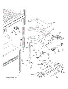 05 - Fresh Food Section parts for Ge Refrigerator GTE22JBTARWW from AppliancePartsPros.com