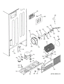 08 - Sealed System parts for Ge Refrigerator GTE22JBTARWW from AppliancePartsPros.com