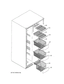 05 - Freezer Shelves parts for Ge Refrigerator GSE25SETACSS from AppliancePartsPros.com