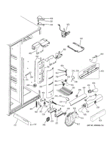 07 - Fresh Food Section parts for Ge Refrigerator GSE25SETACSS from AppliancePartsPros.com