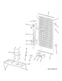 03 - Unit Parts parts for Ge Refrigerator GTS12BBPBLCC from AppliancePartsPros.com