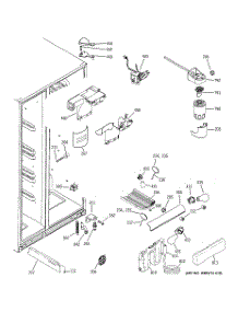 07 - Fresh Food Section parts for Ge Refrigerator GCE23LGTAFWW from AppliancePartsPros.com