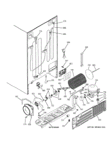 09 - Sealed System & Mother Board parts for Ge Refrigerator GCE23LGTAFWW from AppliancePartsPros.com