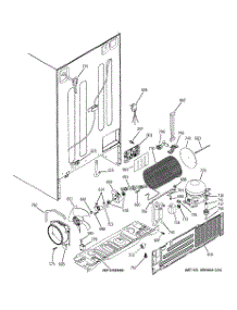 08 - Sealed System & Mother Board parts for Ge Refrigerator GCE23LBTAFWW from AppliancePartsPros.com