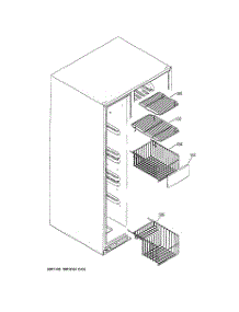 05 - Freezer Shelves parts for Ge Refrigerator GCE21LGTAFSS from AppliancePartsPros.com