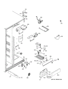 07 - Fresh Food Section parts for Ge Refrigerator GCE21LGTAFWW from AppliancePartsPros.com