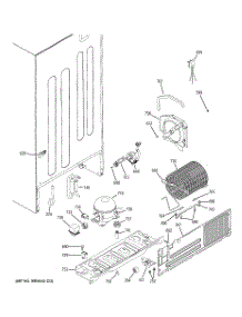 08 - Unit Parts parts for Ge Refrigerator GTS22KBPCRCC from AppliancePartsPros.com