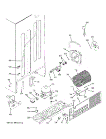 08 - Unit Parts parts for Ge Refrigerator GTS22JCPCRWW from AppliancePartsPros.com