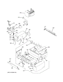 06 - Ice Maker & Dispenser parts for Ge Refrigerator GIE21IETAFKB from AppliancePartsPros.com