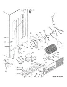 09 - Unit Parts parts for Ge Refrigerator GTS22KHPBRWW from AppliancePartsPros.com