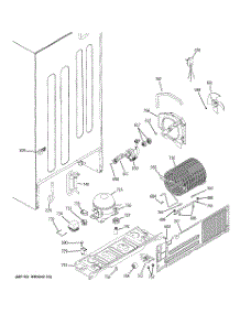 08 - Unit Parts parts for Ge Refrigerator ETS22XBPCRCC from AppliancePartsPros.com