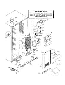 04 - Freezer Section parts for Ge Refrigerator GSS23LGTCWW from AppliancePartsPros.com