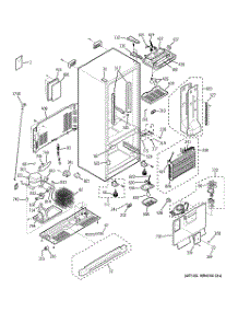 02 - Cabinet parts for Ge Refrigerator GBS20HBSAWW from AppliancePartsPros.com