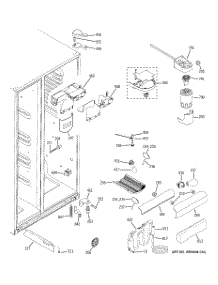 07 - Fresh Food Section parts for Ge Refrigerator GSS25QGTBBB from AppliancePartsPros.com