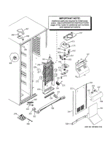 04 - Freezer Section parts for Ge Refrigerator GSS23LSTCSS from AppliancePartsPros.com