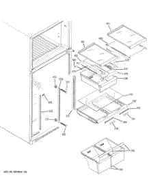 05 - Fresh Food Shelves parts for Ge Refrigerator GTS18KCPWRWW from AppliancePartsPros.com