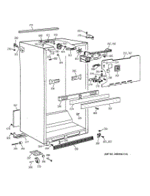 05 - Fresh Food Shelves parts for Ge Refrigerator DTL18ICSWRBS from AppliancePartsPros.com