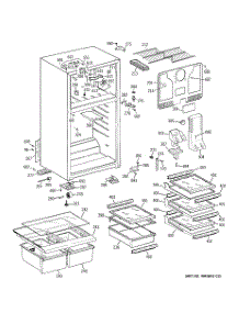 02 - Freezer Section parts for Ge Refrigerator DTS18XBSERWW from AppliancePartsPros.com