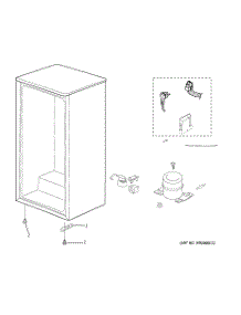 03 - Unit Parts parts for Ge Refrigerator SMR04DASCCS from AppliancePartsPros.com