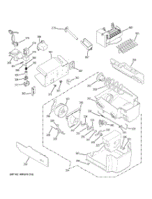 06 - Ice Maker & Dispenser parts for Ge Refrigerator GSF25TGTAWW from AppliancePartsPros.com