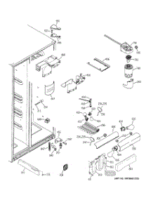 07 - Fresh Food Section parts for Ge Refrigerator GSF25TGTAWW from AppliancePartsPros.com